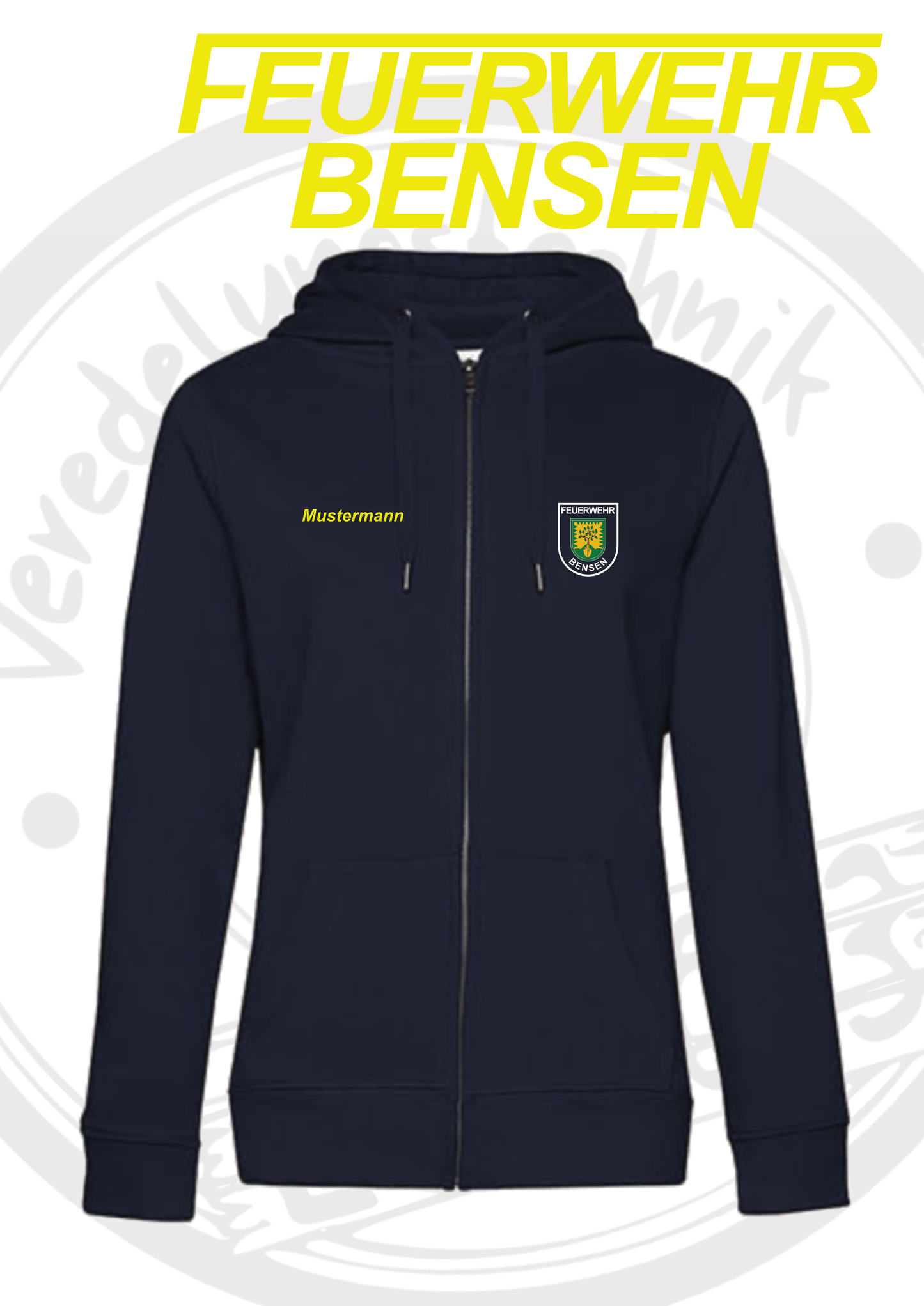 ZipHoodie Feuerwehr Bensen (Damen)