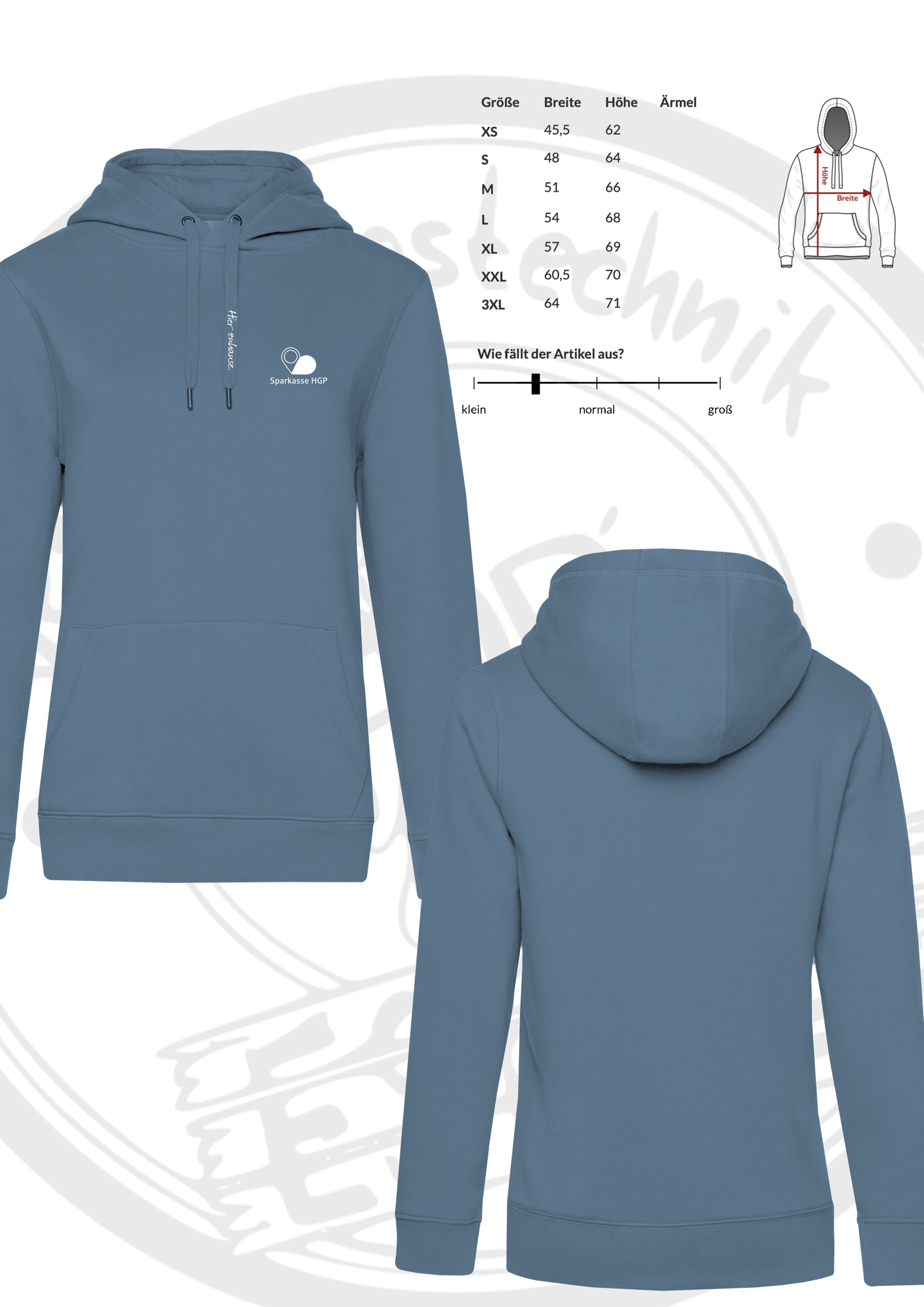 Sparkassen Hoodie "Hier zuhause"