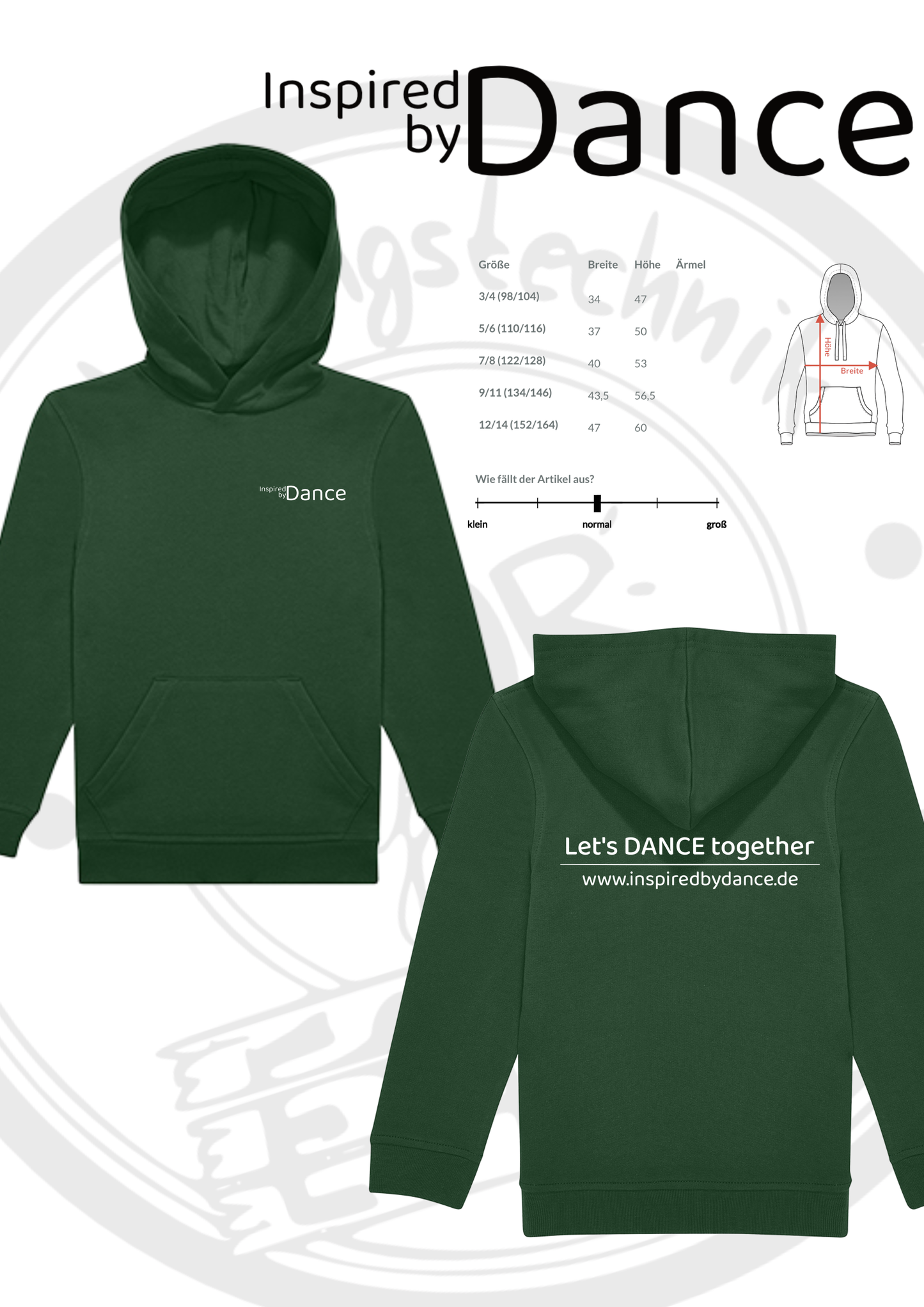 Hoodie Inspired by Dance KIDS