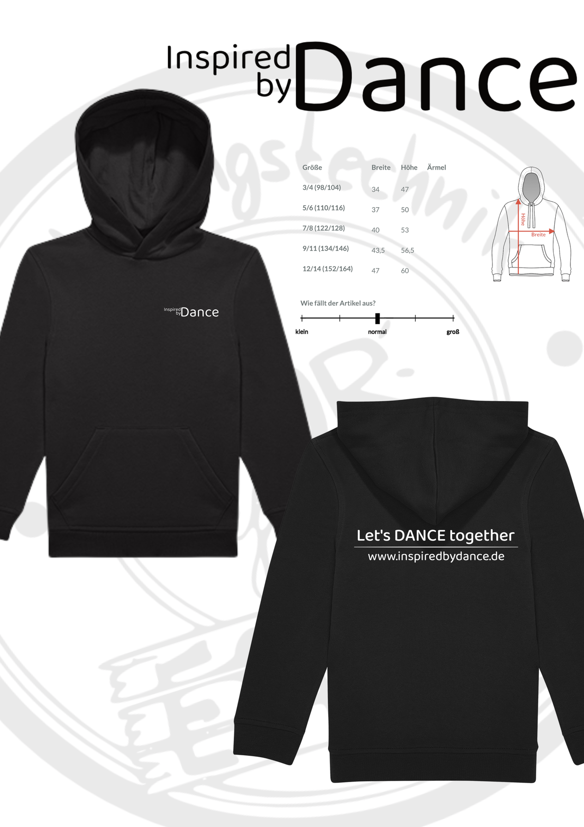 Hoodie Inspired by Dance KIDS