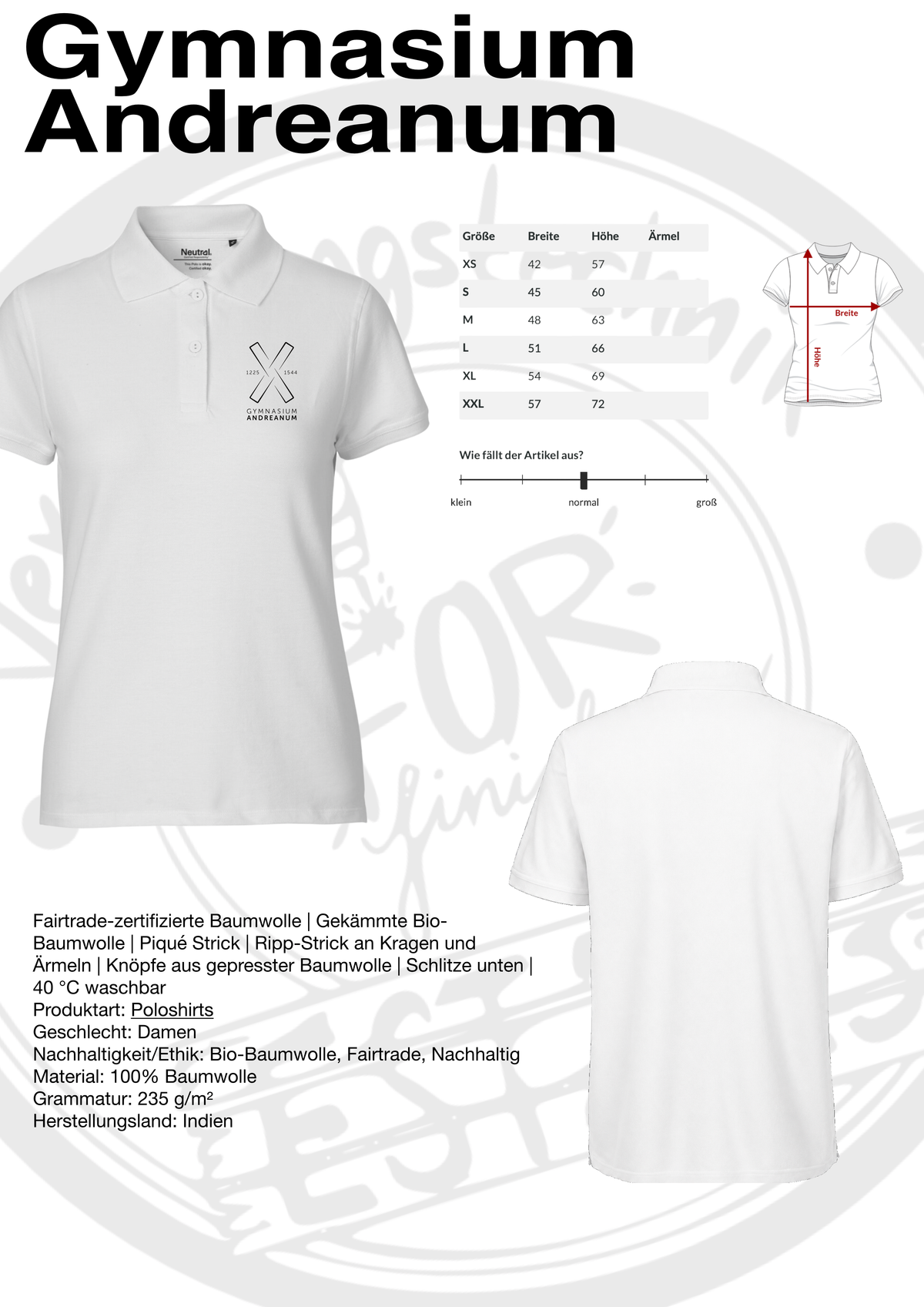 Poloshirt Gymnasium Andreanum