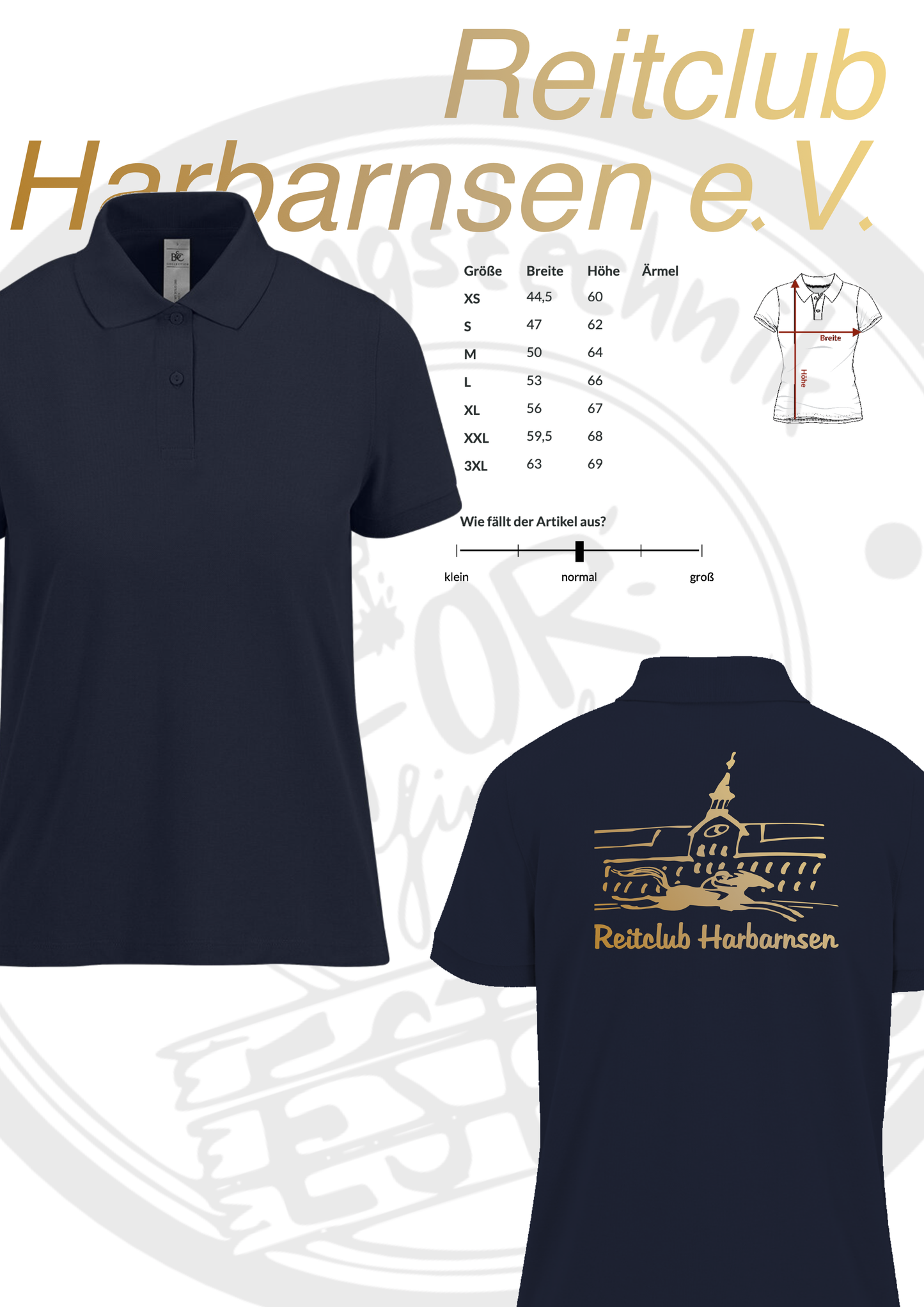 Poloshirt Reitclub Harbarnsen
