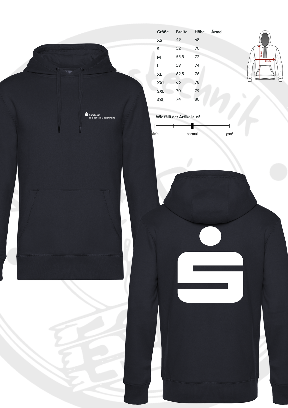 Sparkassen Hoodie Herren – Pop-up-Sale