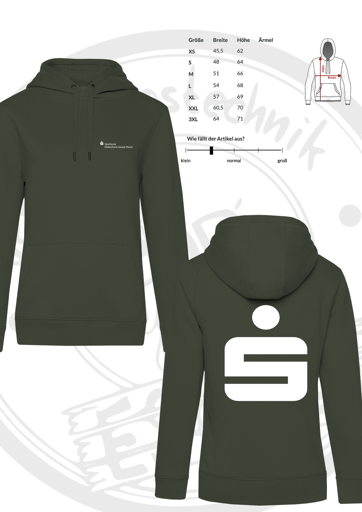 Sparkassen Hoodie Damen – Pop-up-Sale