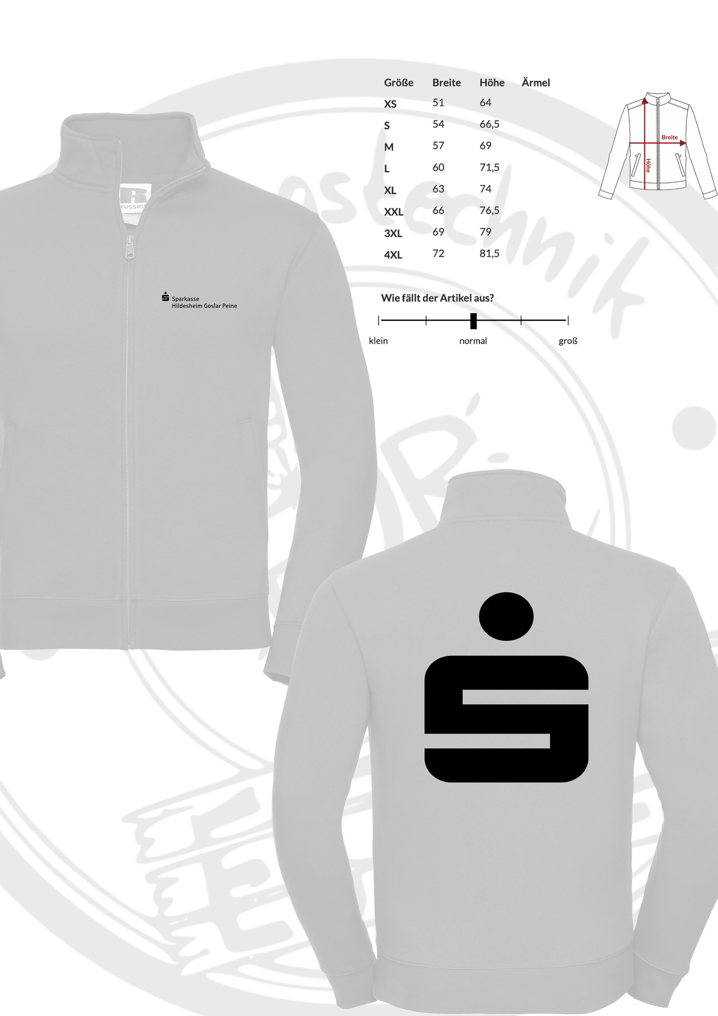 Sparkassen Sweatjacke Herren