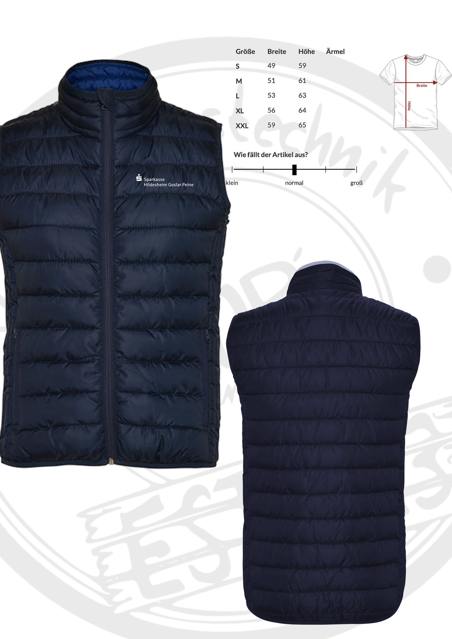 Sparkassen Weste Damen