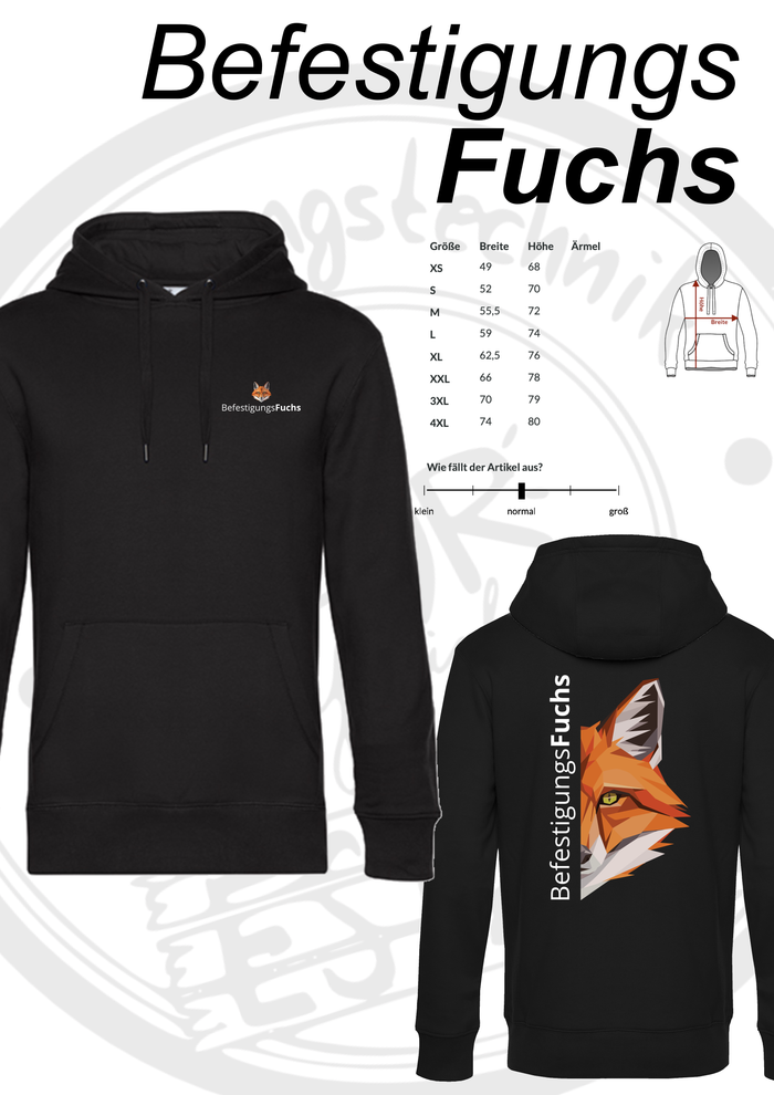 Hoodie der Marke BefestigungsFuchs