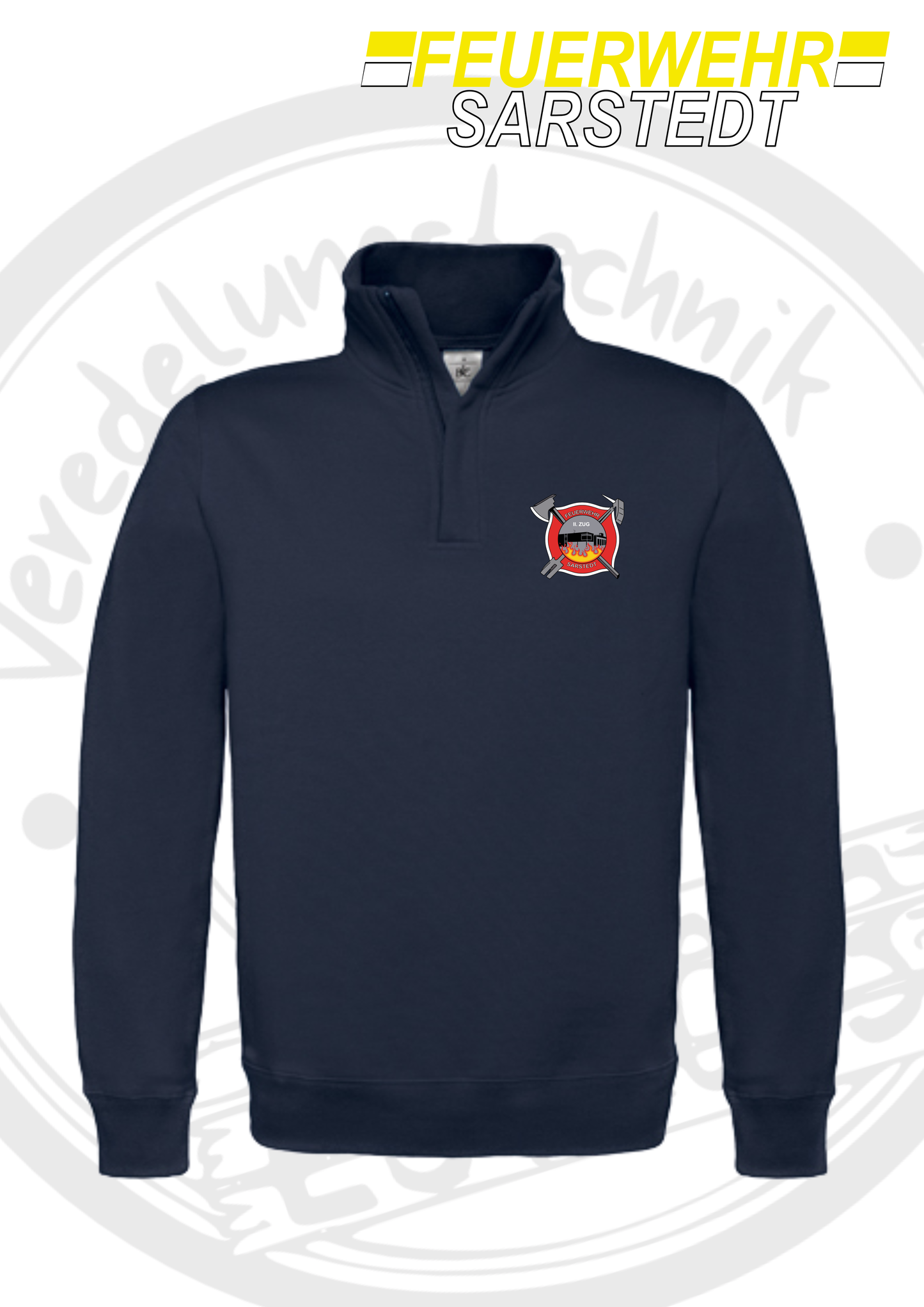 1/4 Zipper Feuerwehr Sarstedt