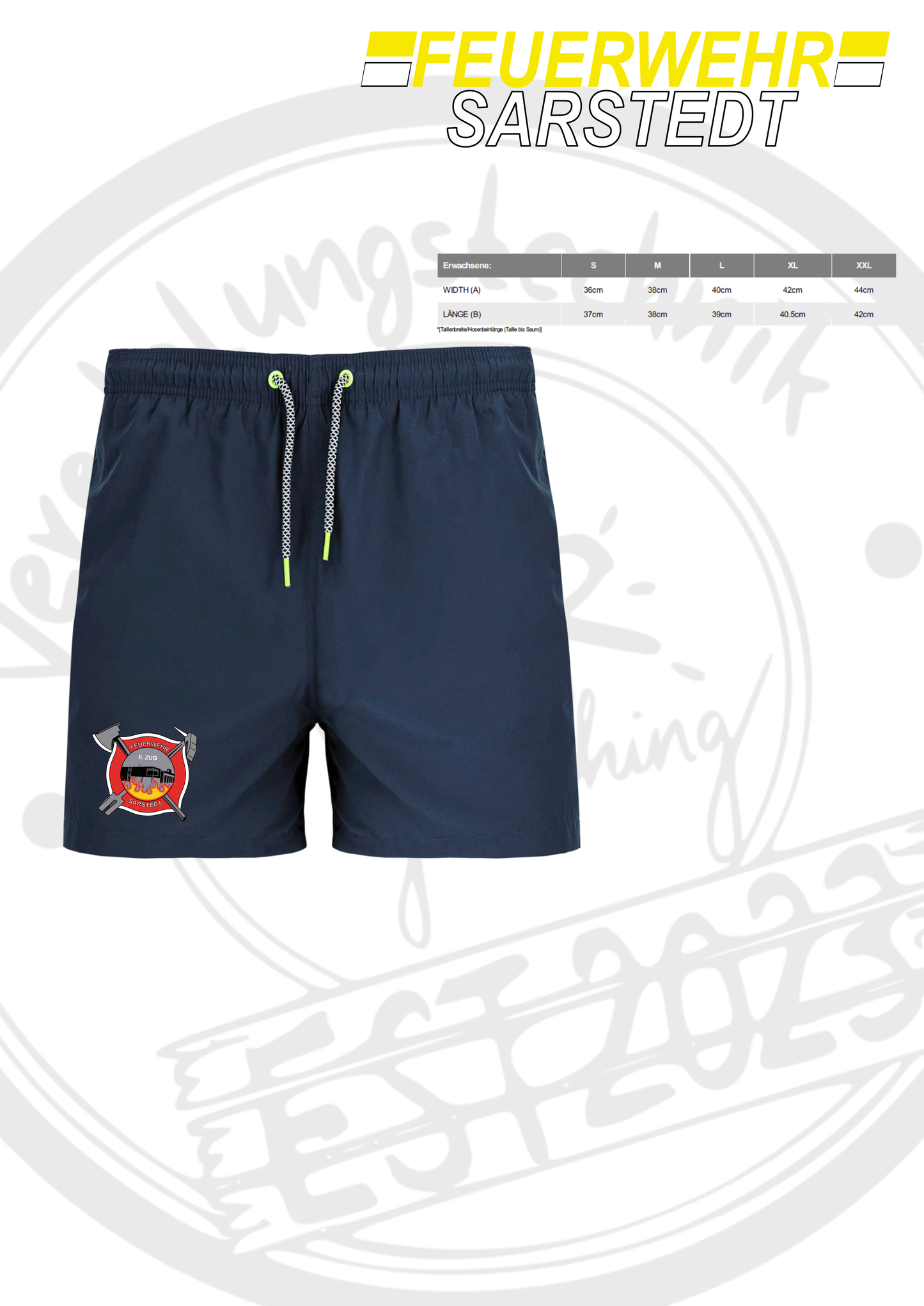 Badeshorts Feuerwehr Sarstedt