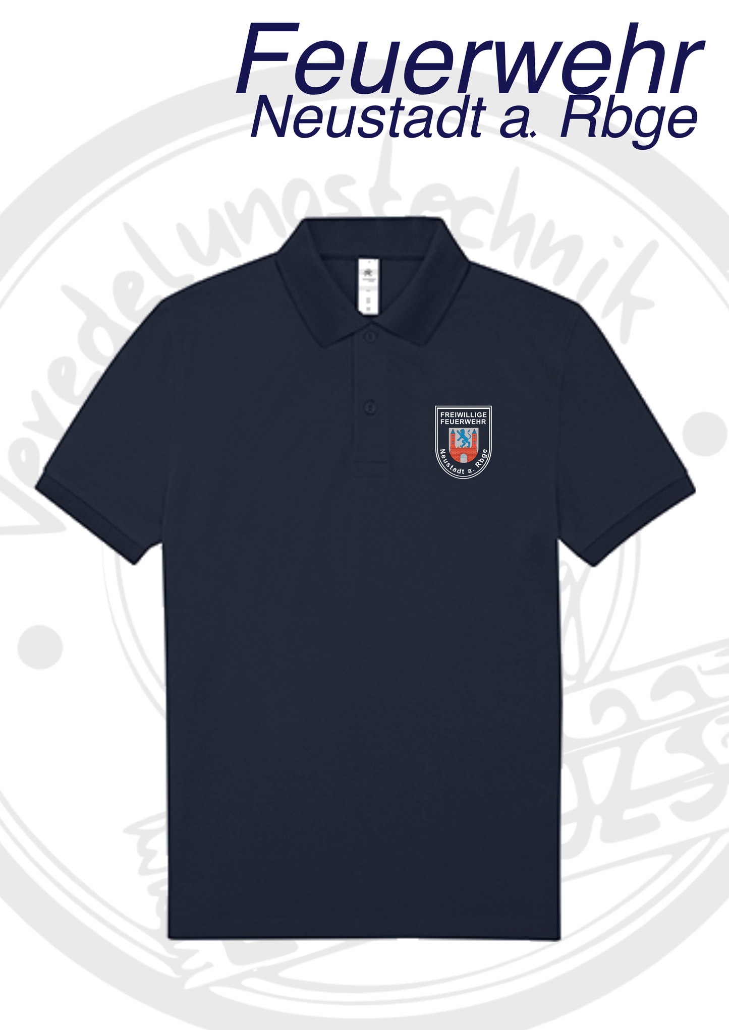 Poloshirt Feuerwehr Neustadt a. Rbge