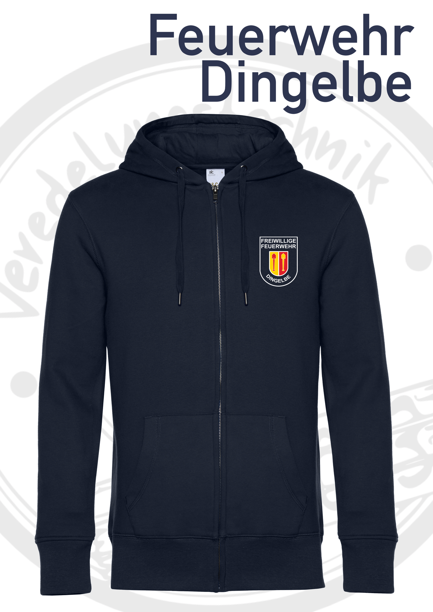 ZipHoodie Feuerwehr Dingelbe