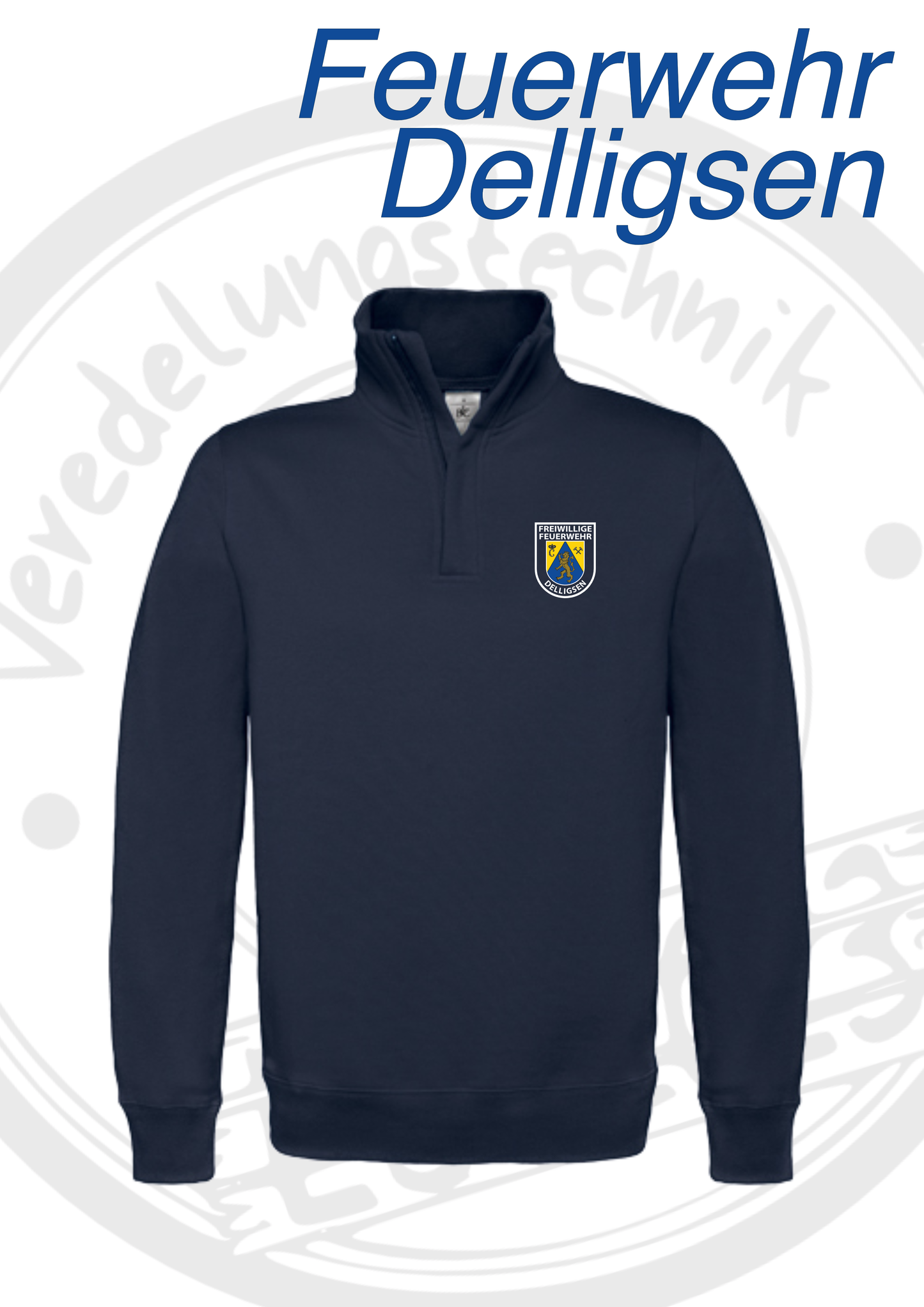 1/4 Zipper Feuerwehr Delligsen
