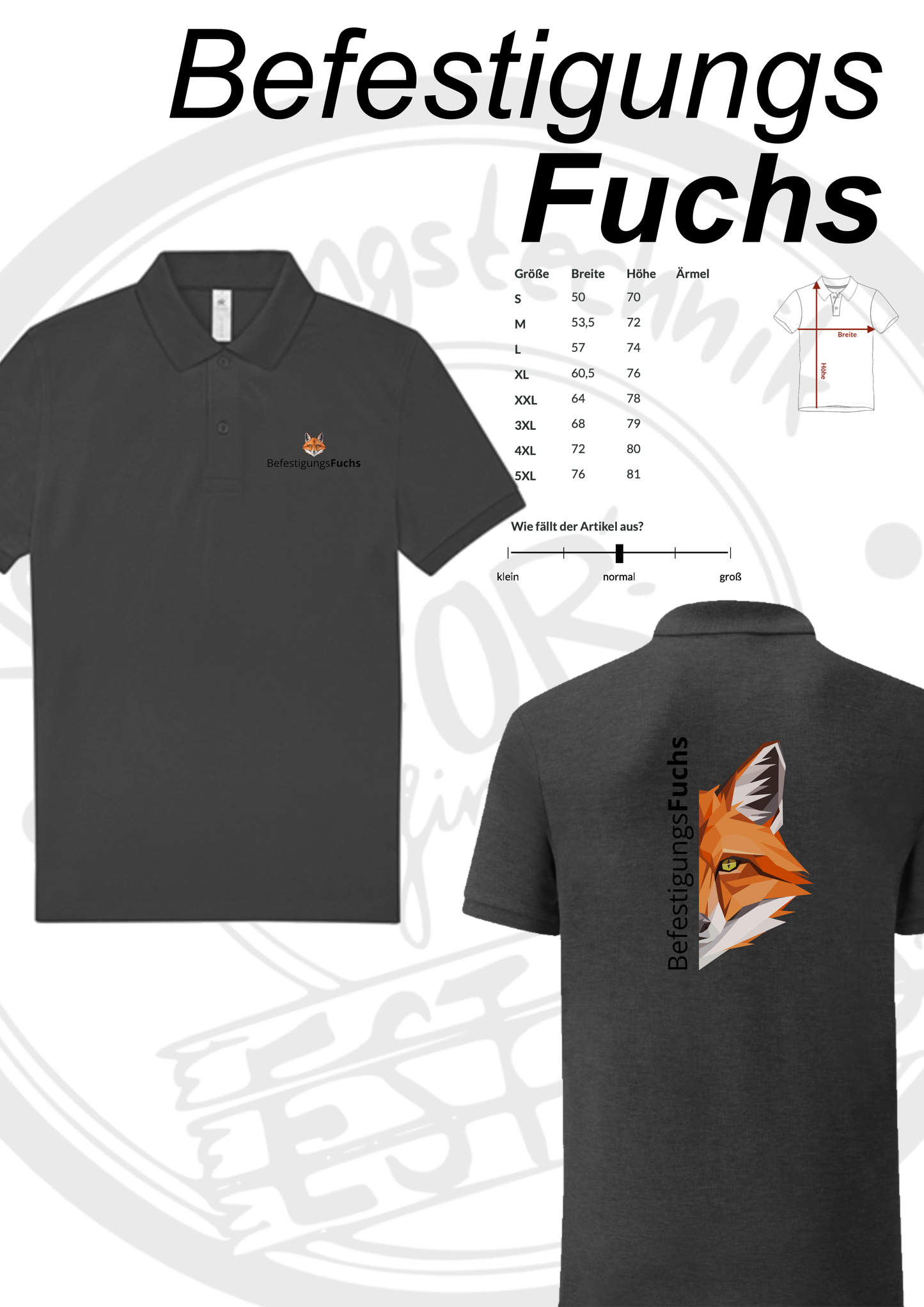 Poloshirt BefestigungsFuchs