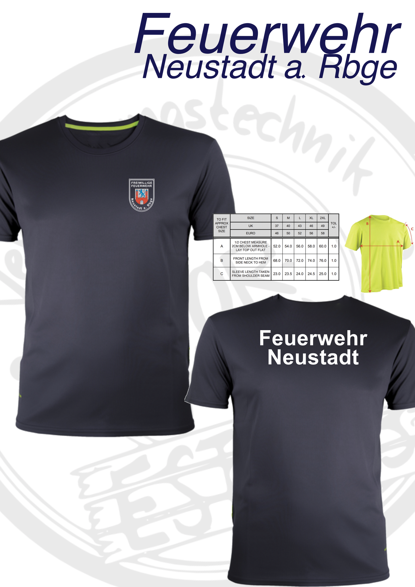 Funktionshirt Feuerwehr Neustadt a. Rbge