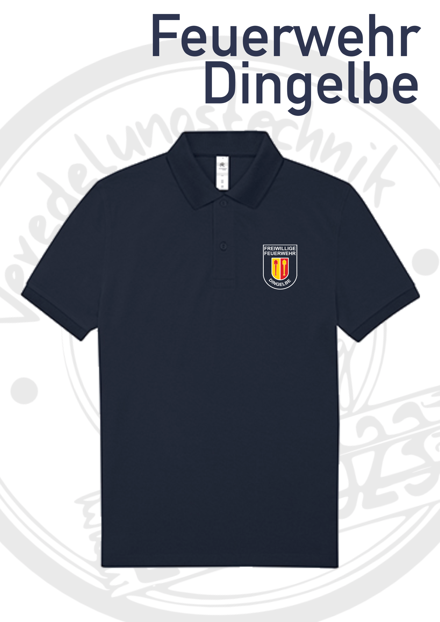 Poloshirt Feuerwehr Dingelbe