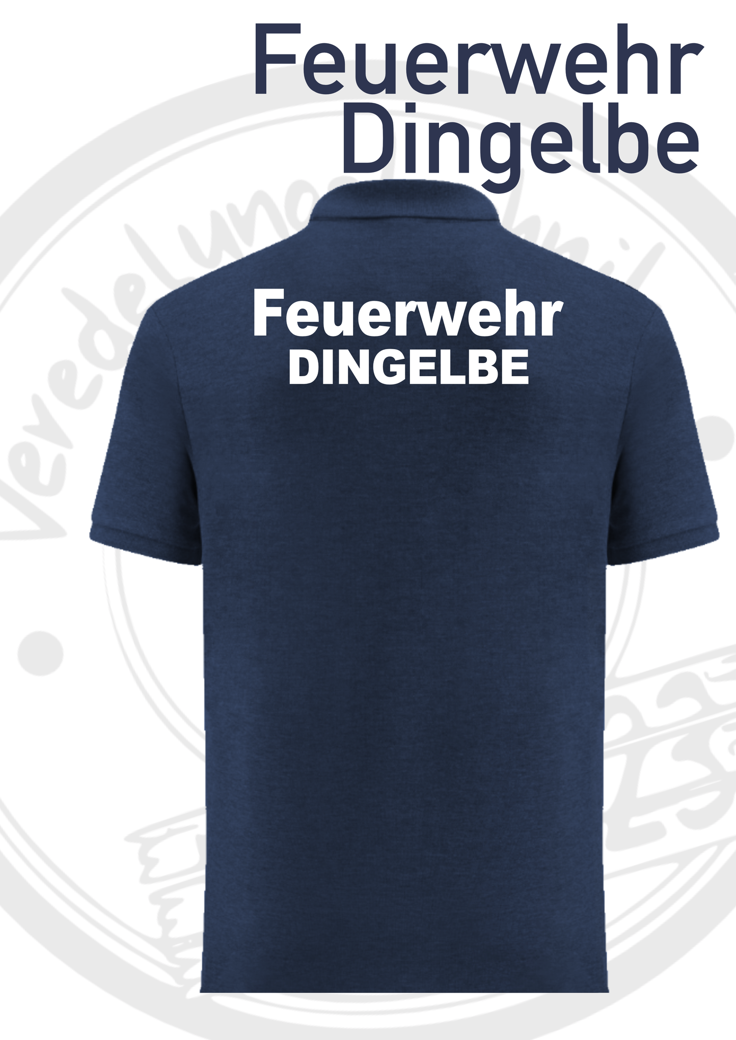 Poloshirt Feuerwehr Dingelbe