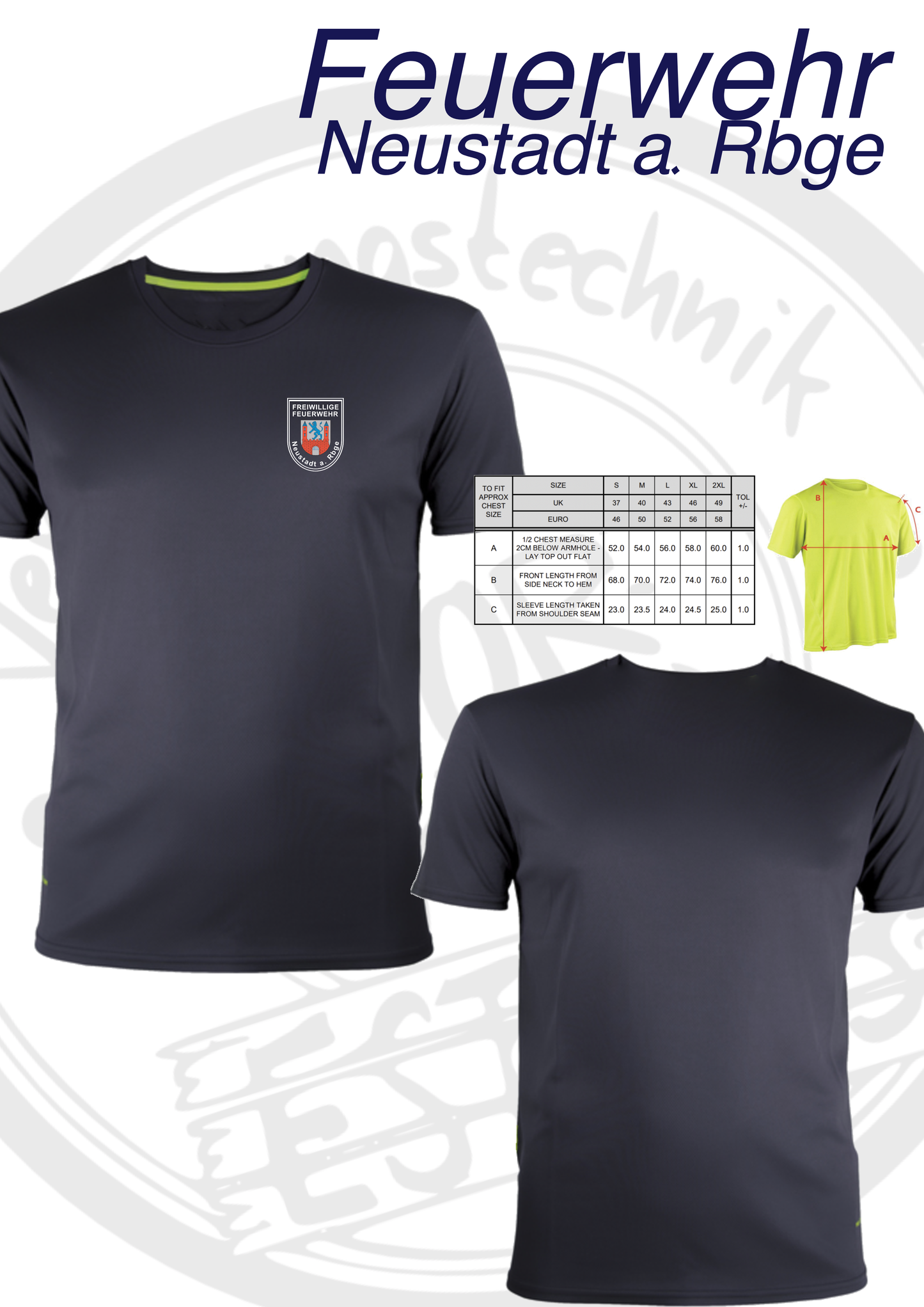Funktionshirt Feuerwehr Neustadt a. Rbge