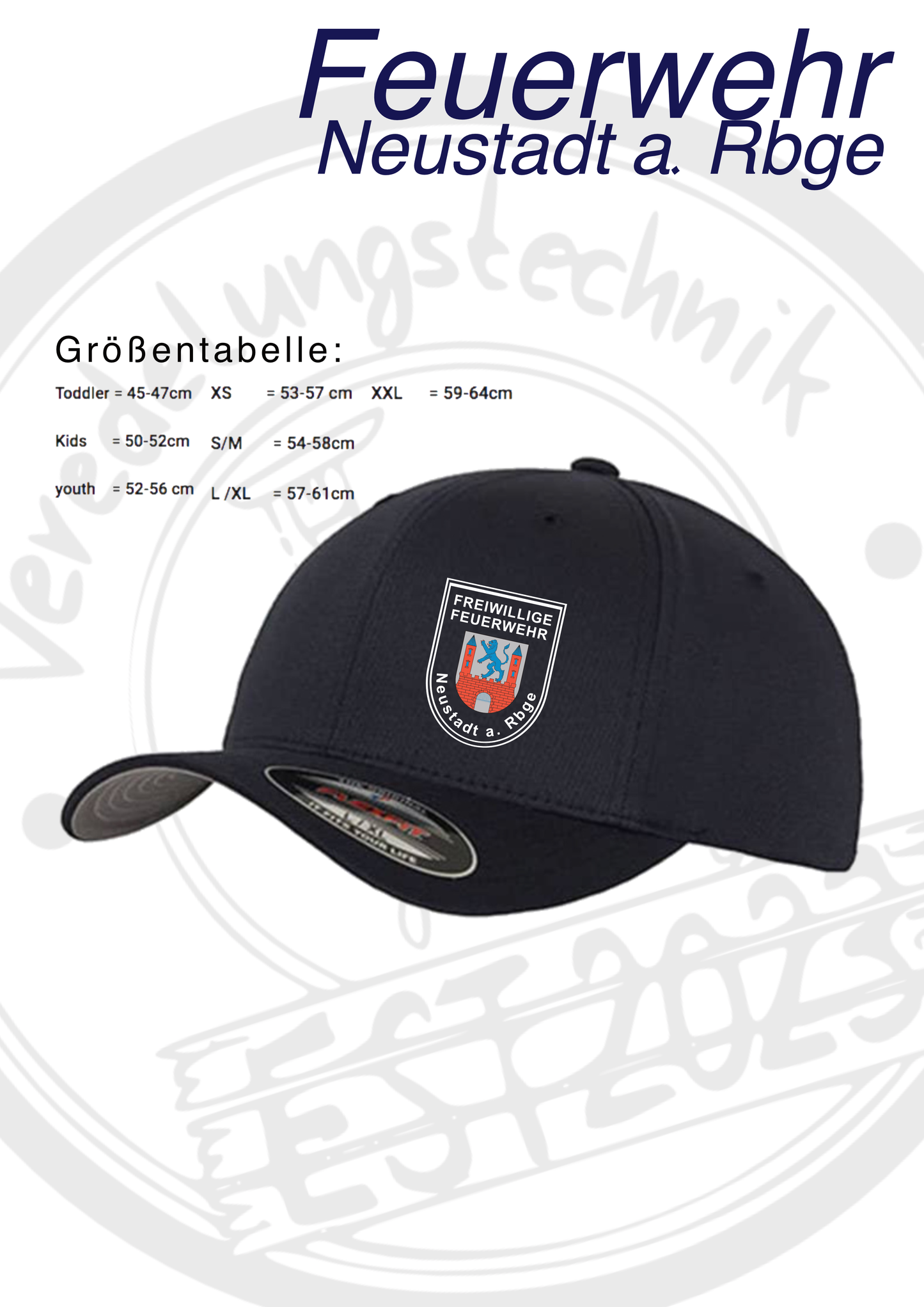 FlexFit Cap Feuerwehr Neustadt a. Rbge