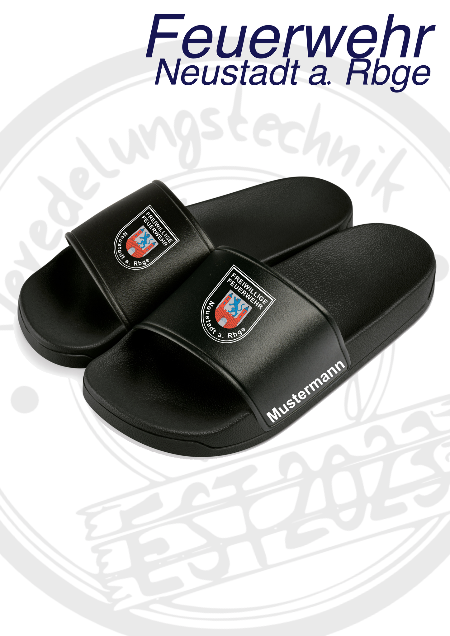 Badeslipper Feuerwehr Neustadt a. Rbge