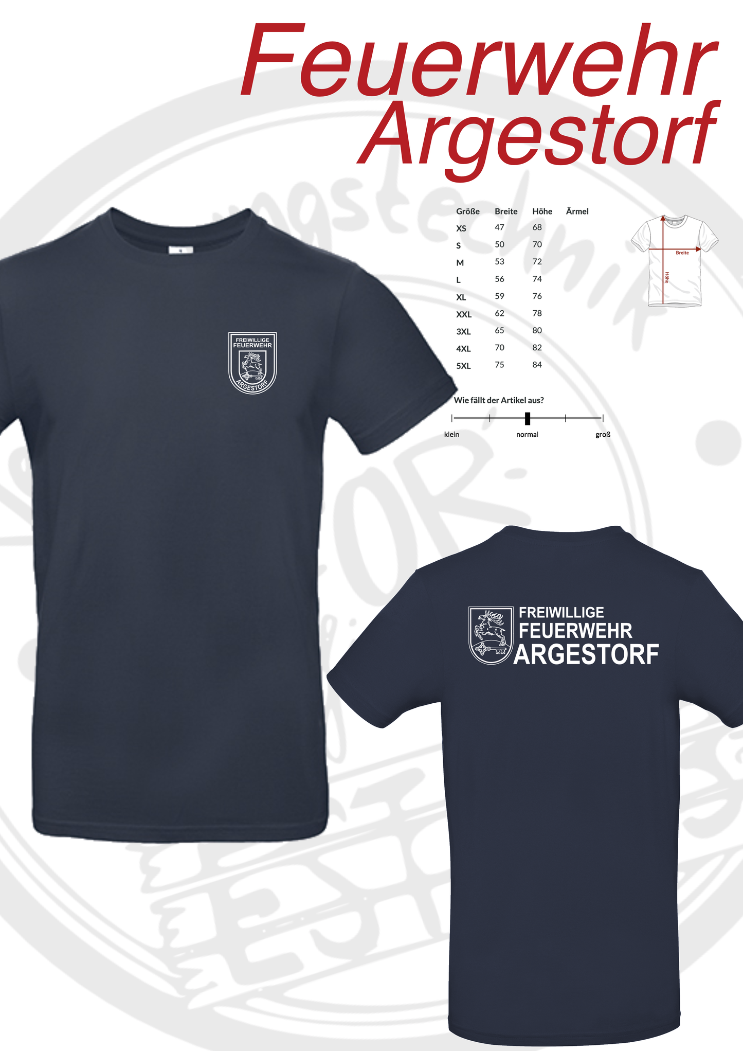 T Shirt Feuerwehr Argestorf (Herren)