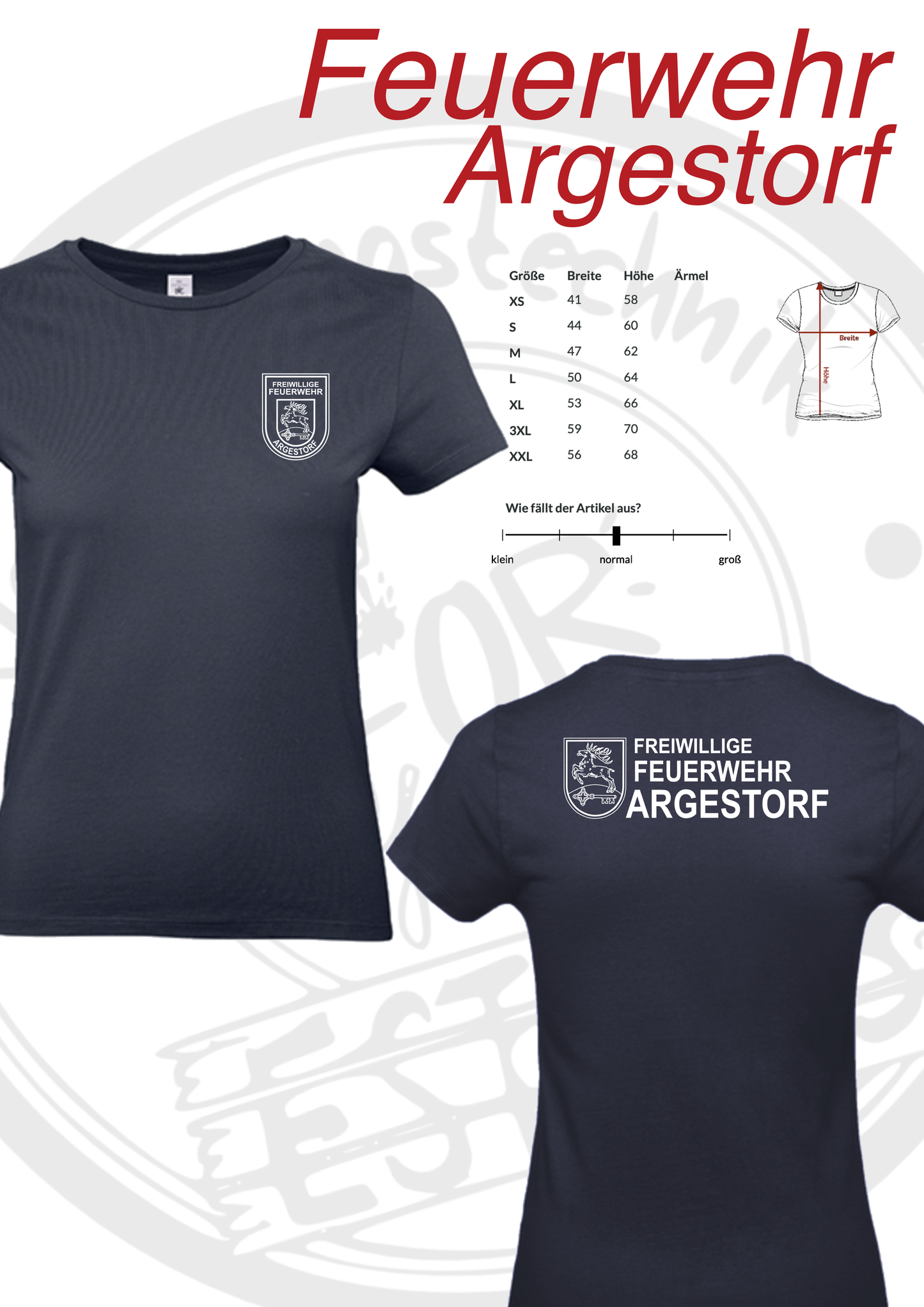 T Shirt Feuerwehr Argestorf (Damen)