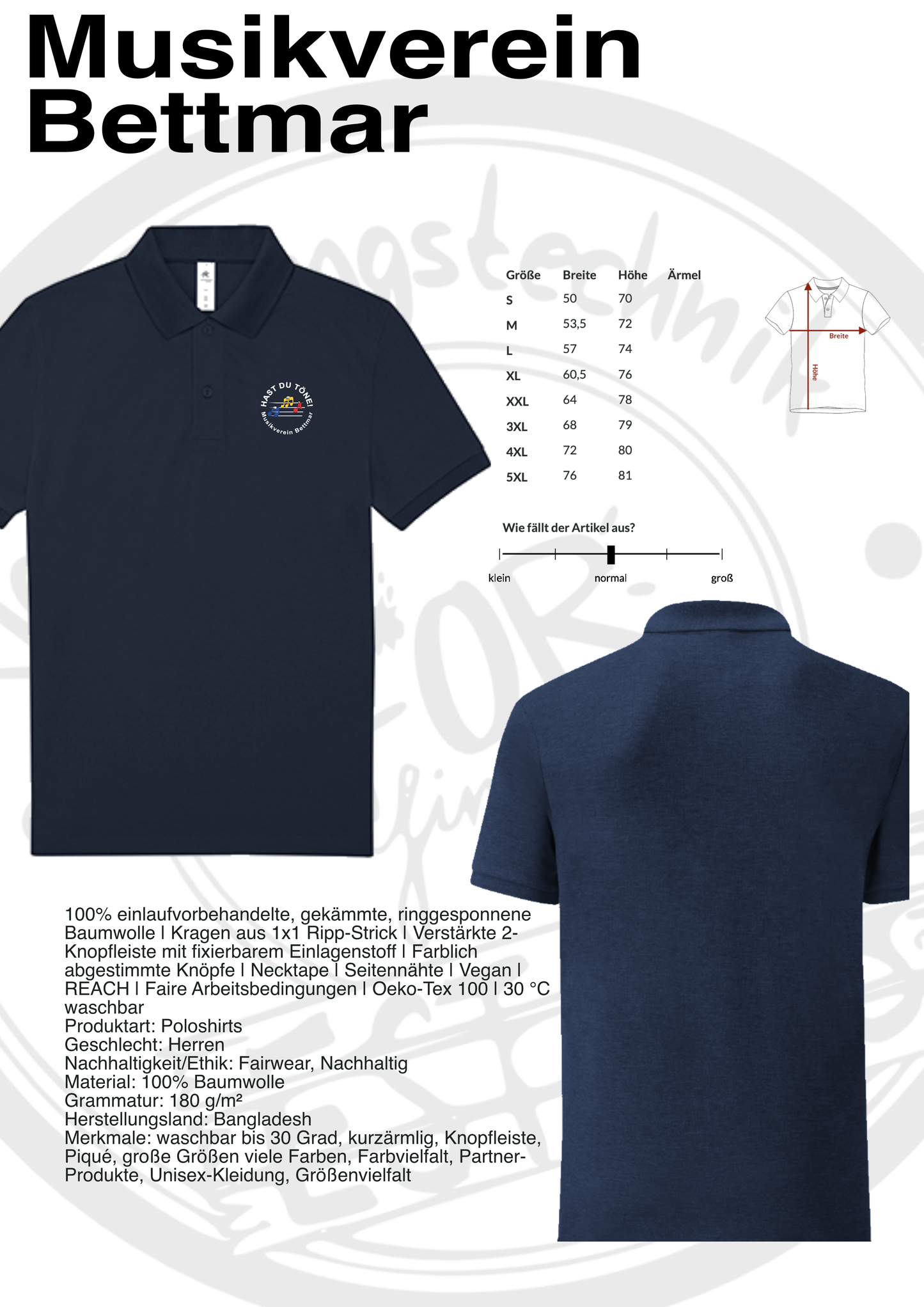 Poloshirt Musikverein Bettmar