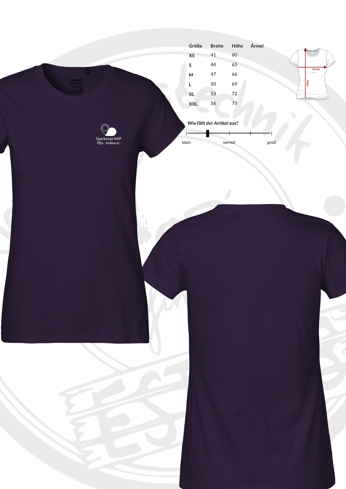 Sparkassen Shirt "Hier zuhause"