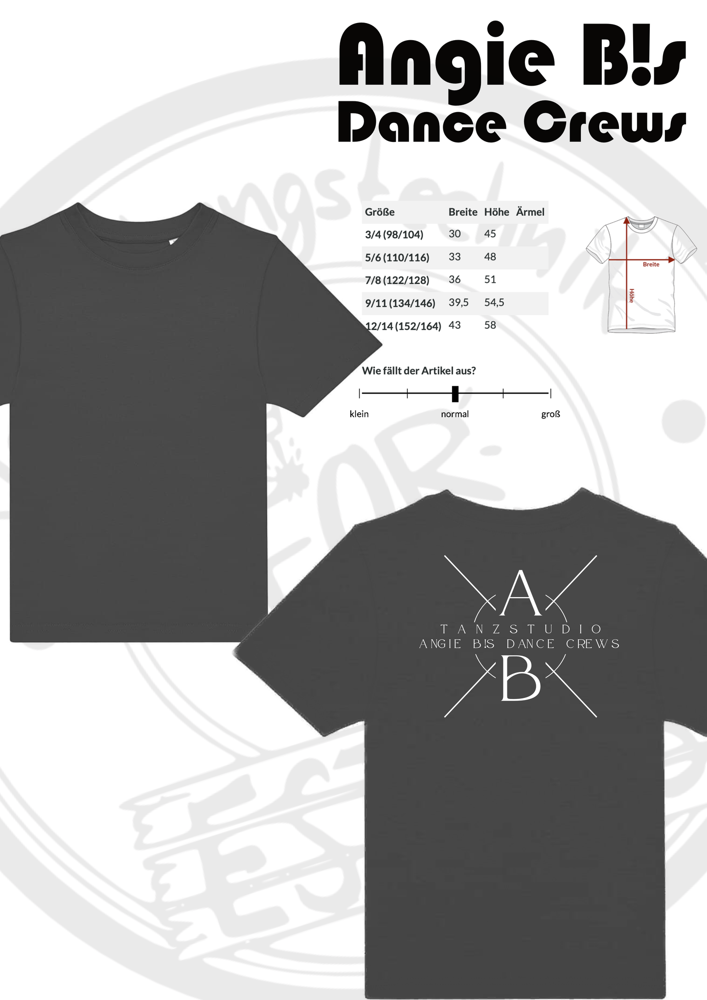 T Shirt Angie B!s Dance Crews (Kids)