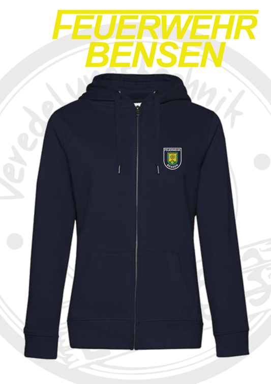 ZipHoodie Feuerwehr Bensen (Damen)