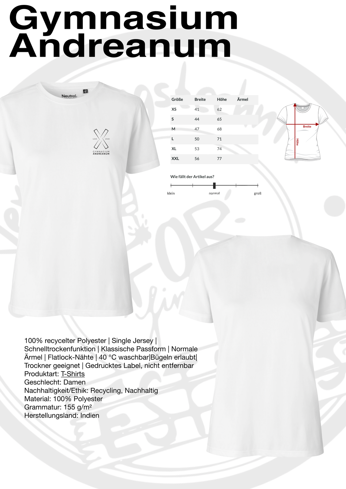 Funktionsshirt Gymnasium Andreanum