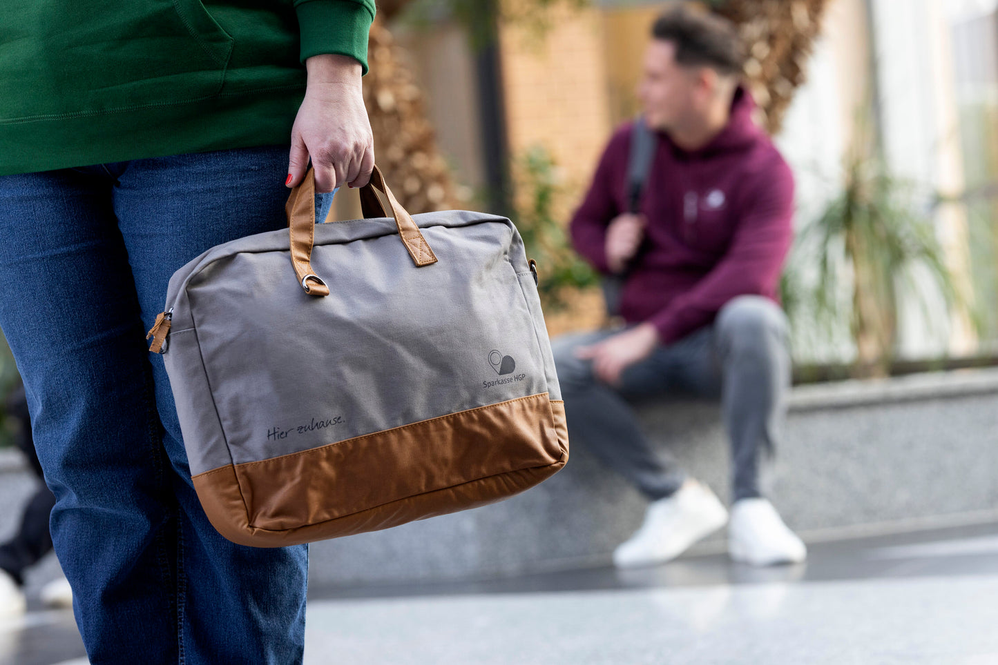 Sparkassen Laptoptasche "Hier zuhause"