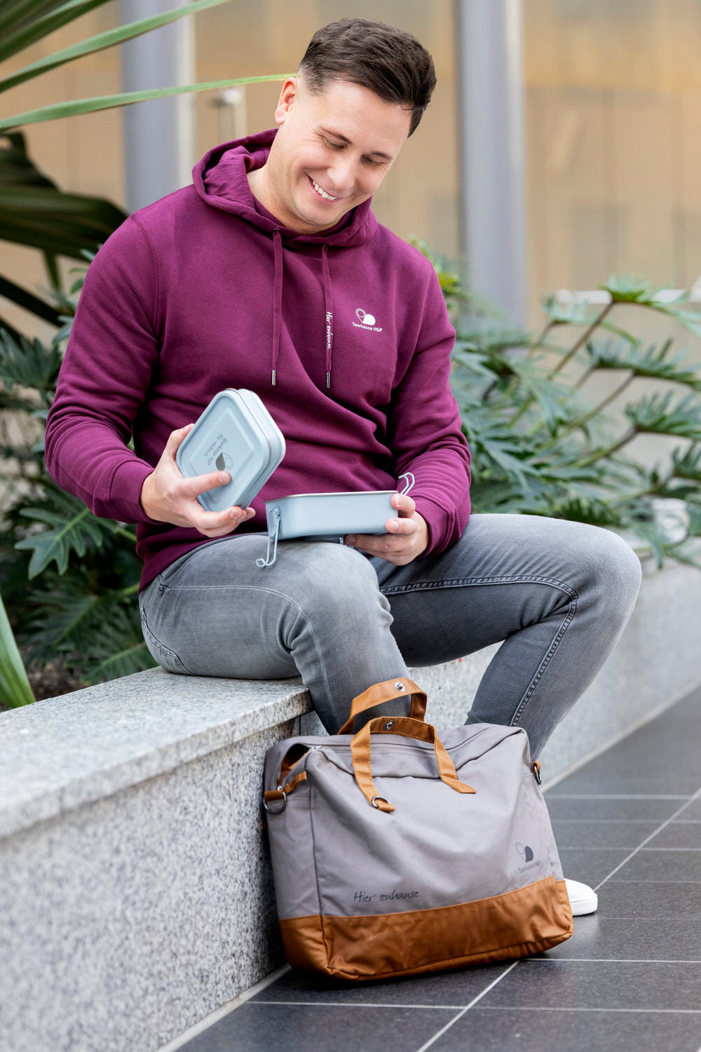 Sparkassen Laptoptasche "Hier zuhause"