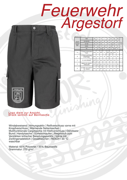 Worker Shorts Feuerwehr Argestorf