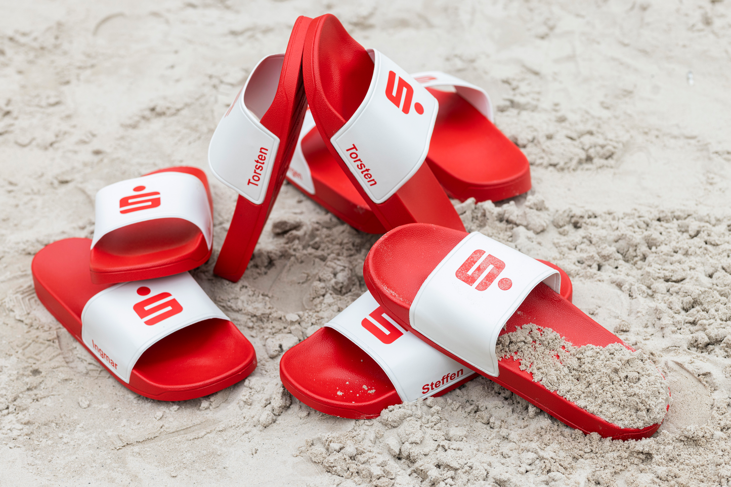 Sparkasse Badeslipper