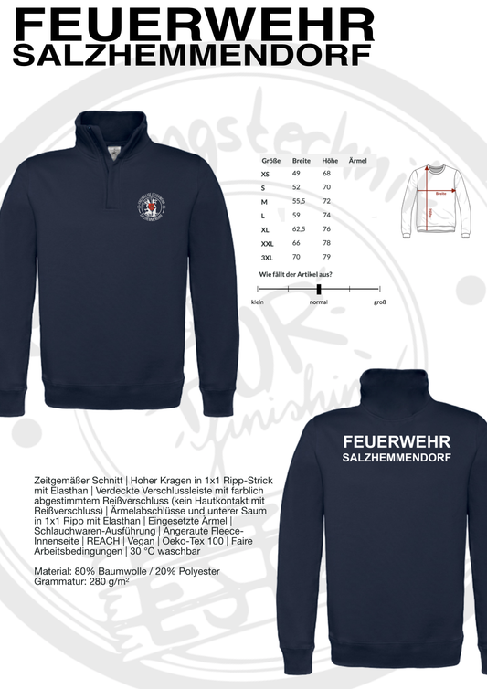1/4 Zipper Feuerwehr Salzhemmendorf