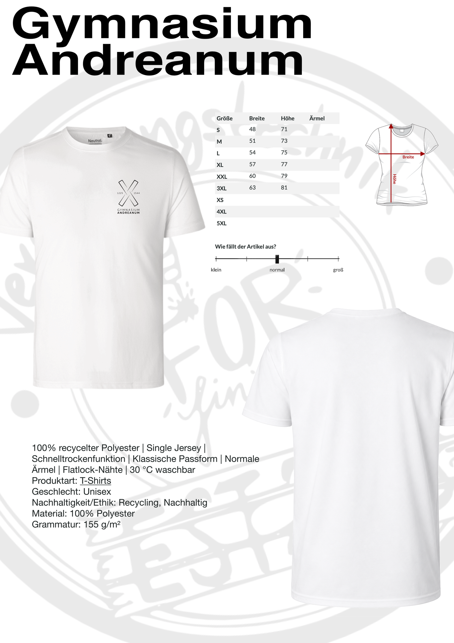Funktionsshirt Gymnasium Andreanum