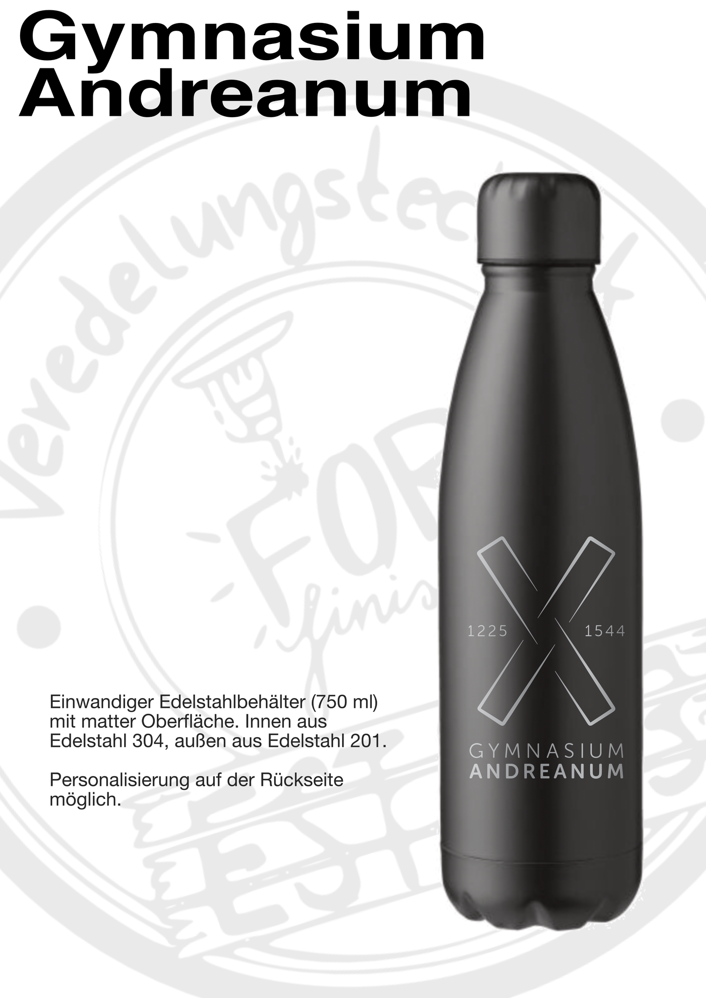 Trinkflasche Gymnasium Andreanum