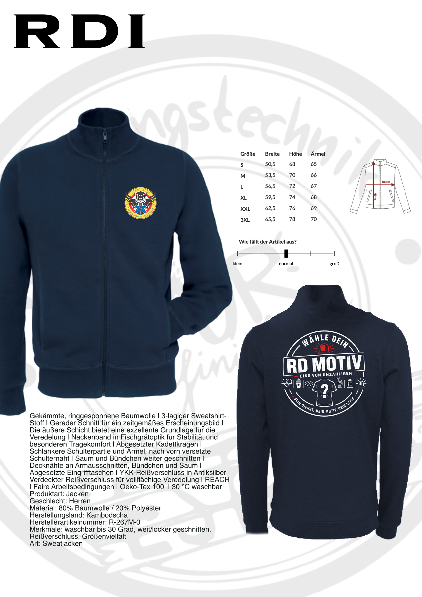 Sweatjacke RDI