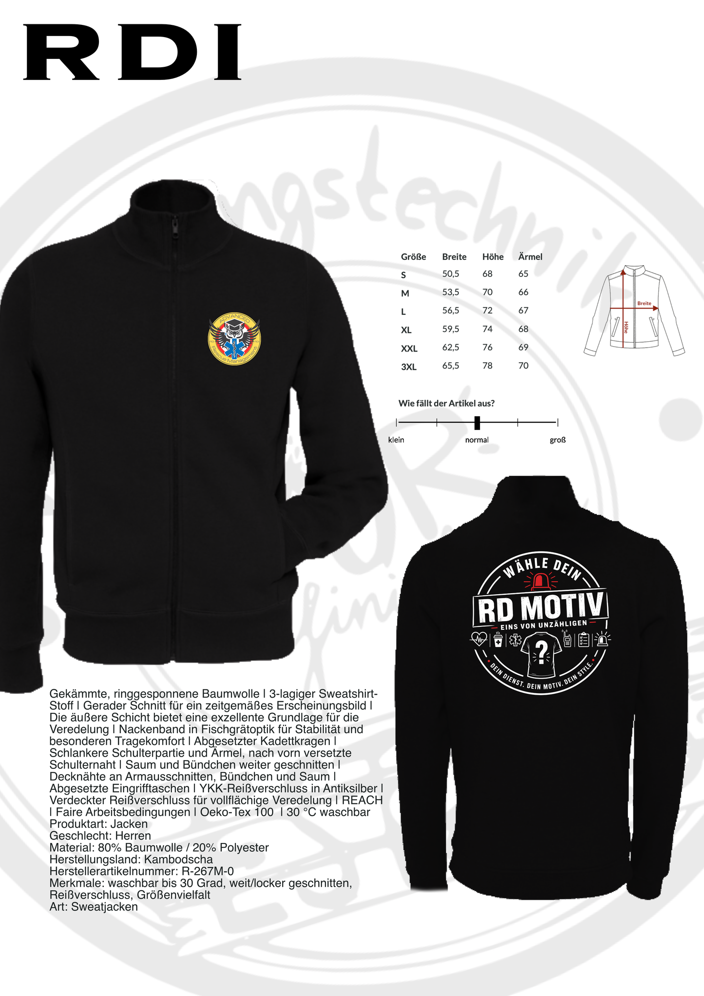 Sweatjacke RDI