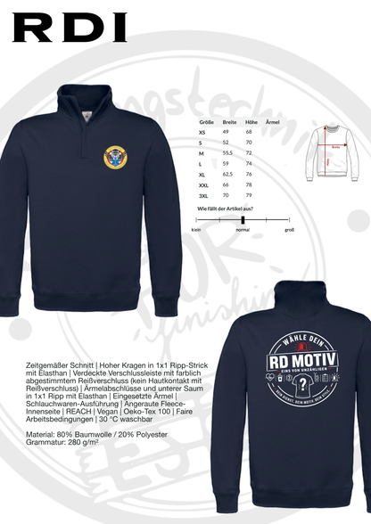 1/4 Zipper RDI