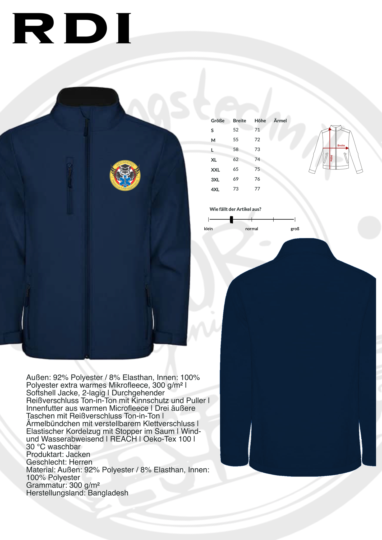 Softshelljacke RDI