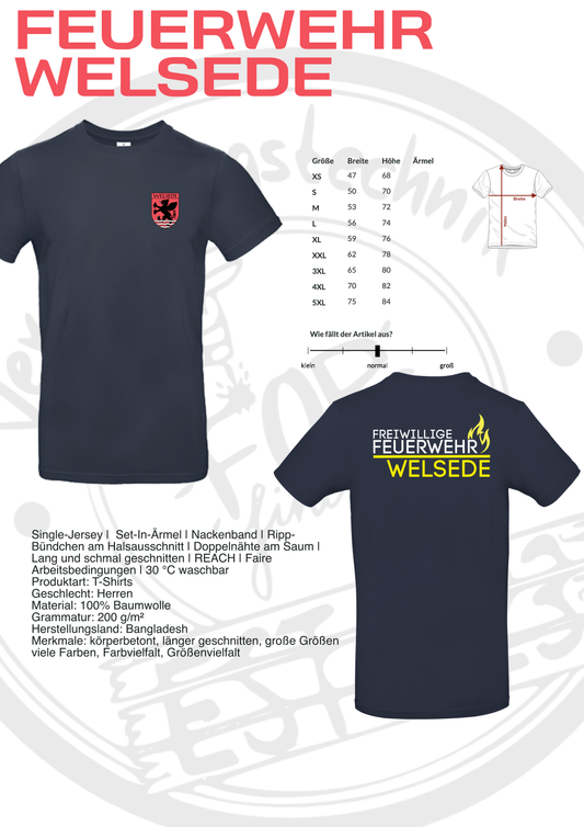T Shirt Feuerwehr Welsede