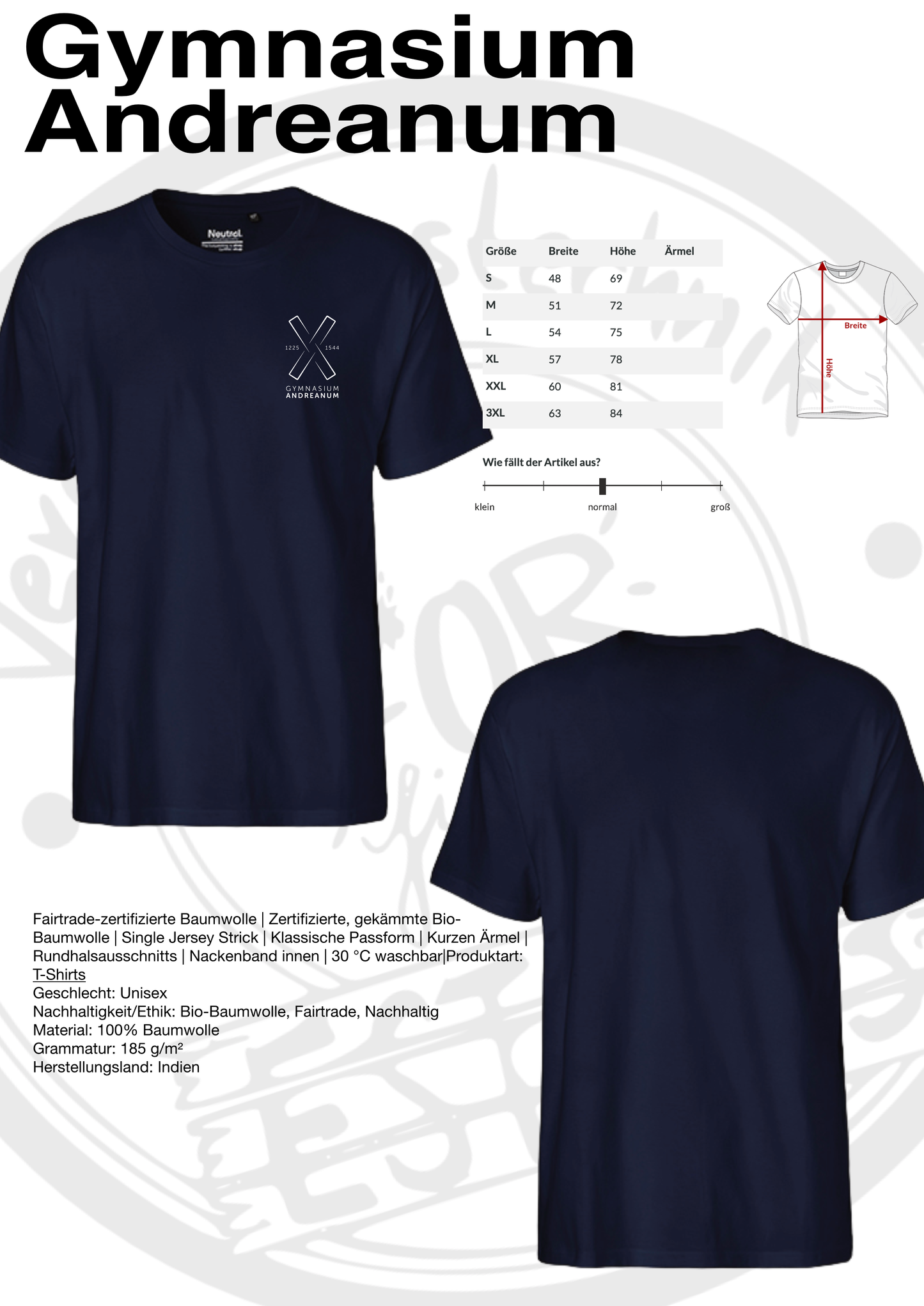 T Shirt Gymnasium Andreanum