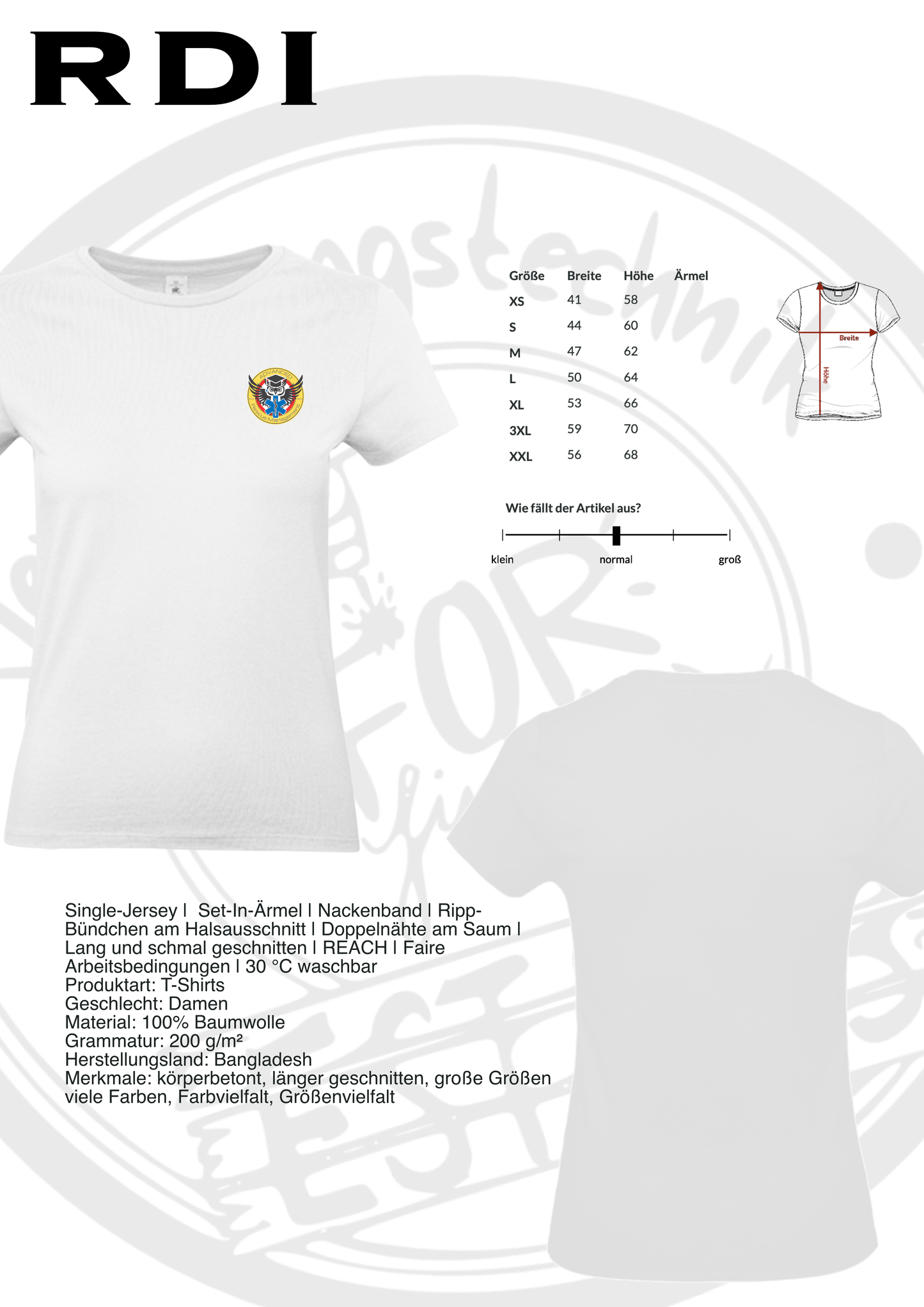 T Shirt RDI (Damen)