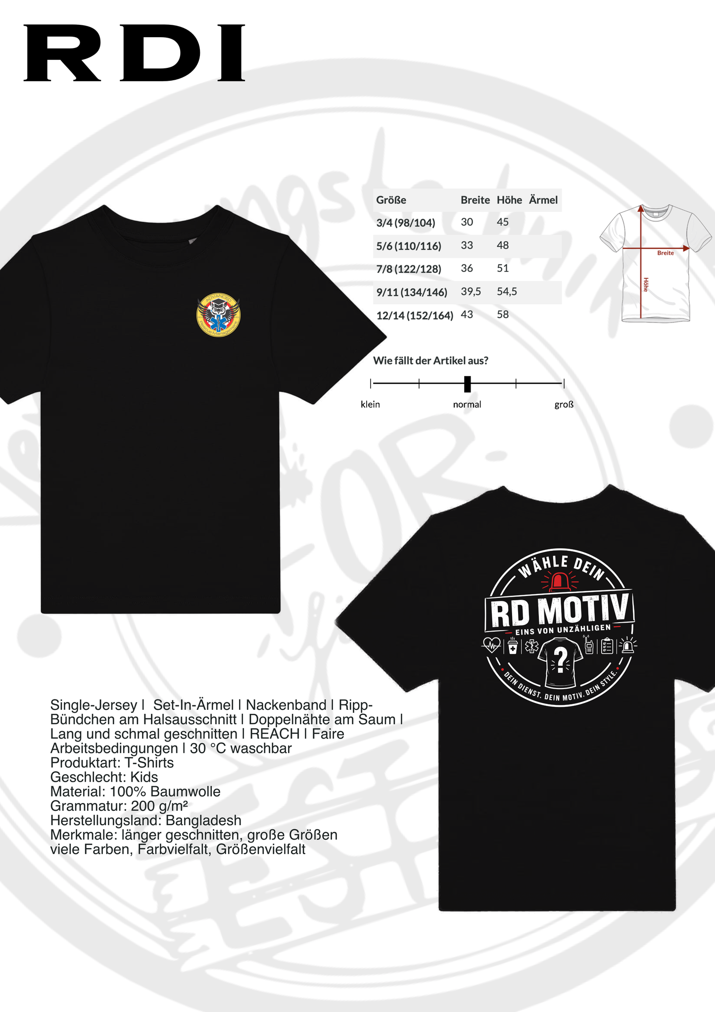 T Shirt RDI (Kinder)