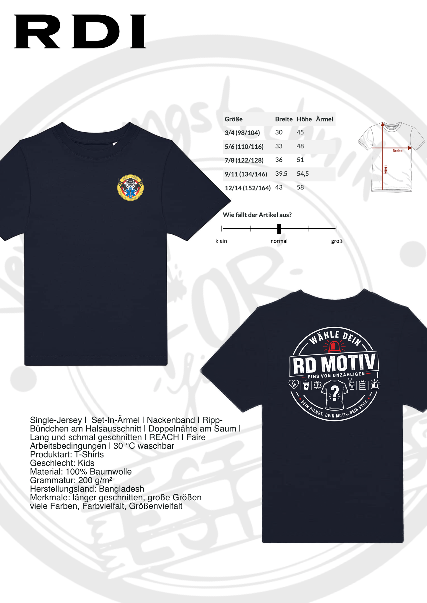T Shirt RDI (Kinder)