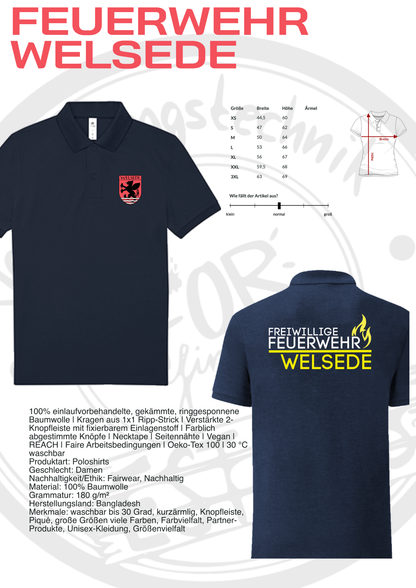 Poloshirt Feuerwehr Welsede