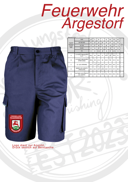 Worker Shorts Feuerwehr Argestorf