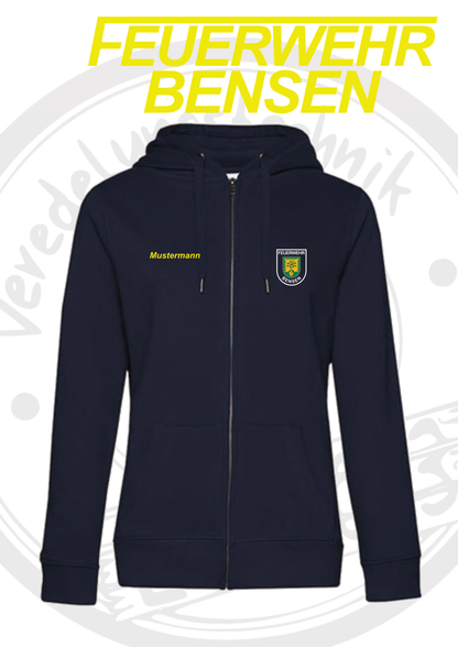 ZipHoodie Feuerwehr Bensen (Damen)