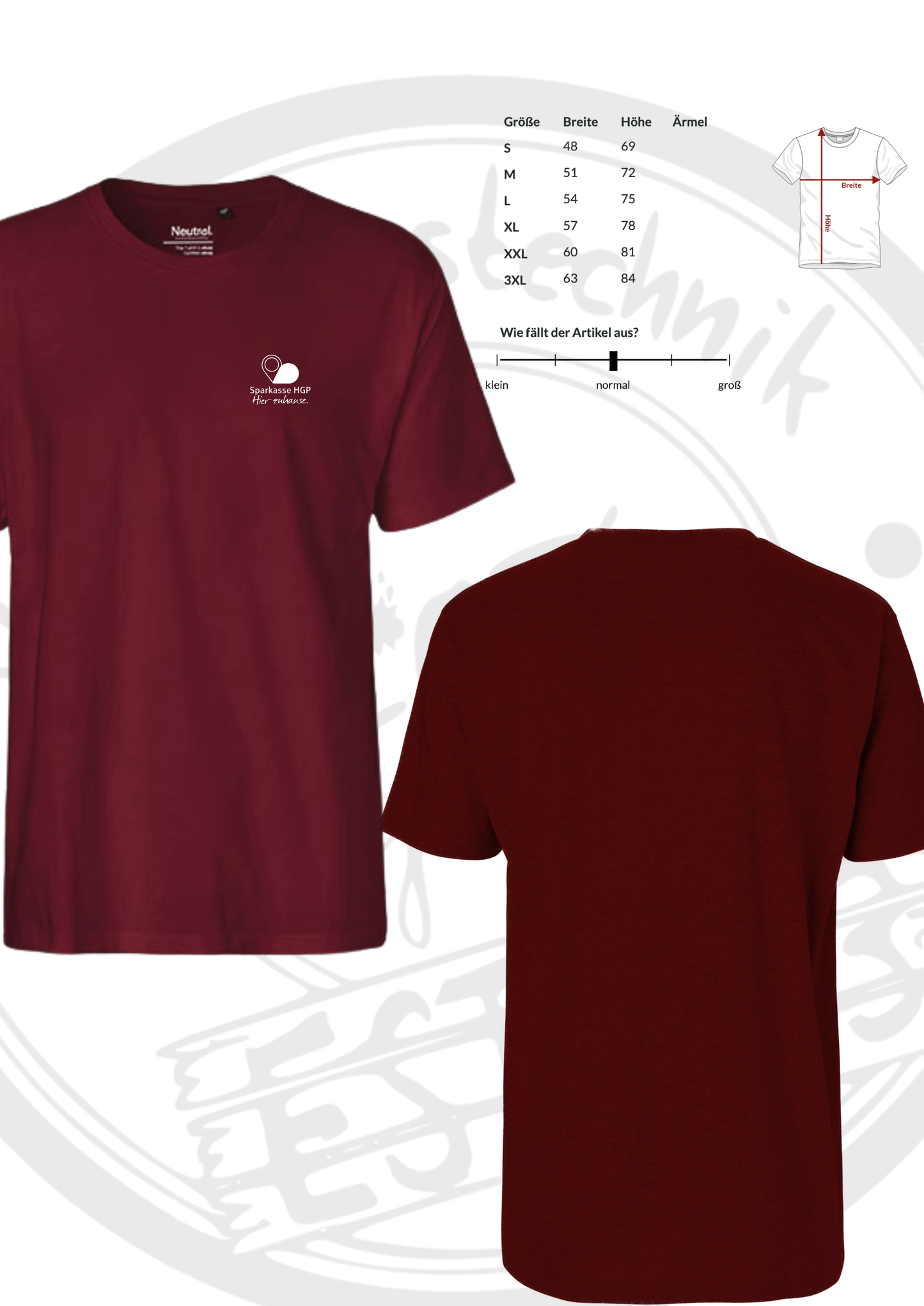 Sparkassen Shirt "Hier zuhause"